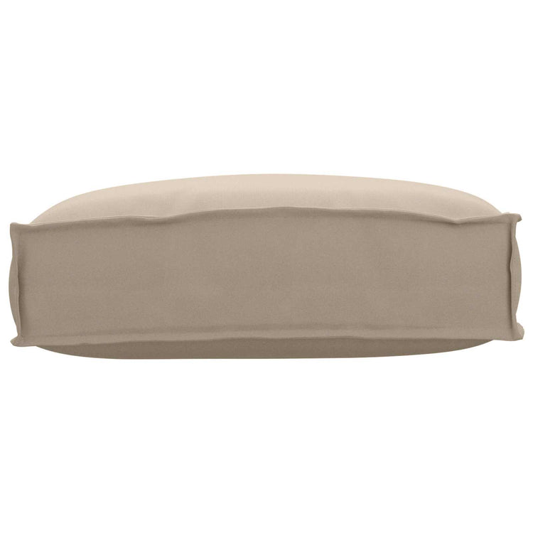 VidaXL Kissen Taupe 50 x 40 x 12 cm Oxford-Stoff