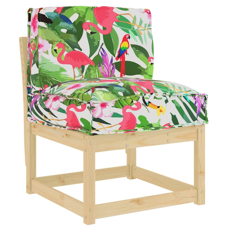Vidaxx Kissen Blumen mehrfarbig 50 x 40 x 12 cm Oxford-Stoff