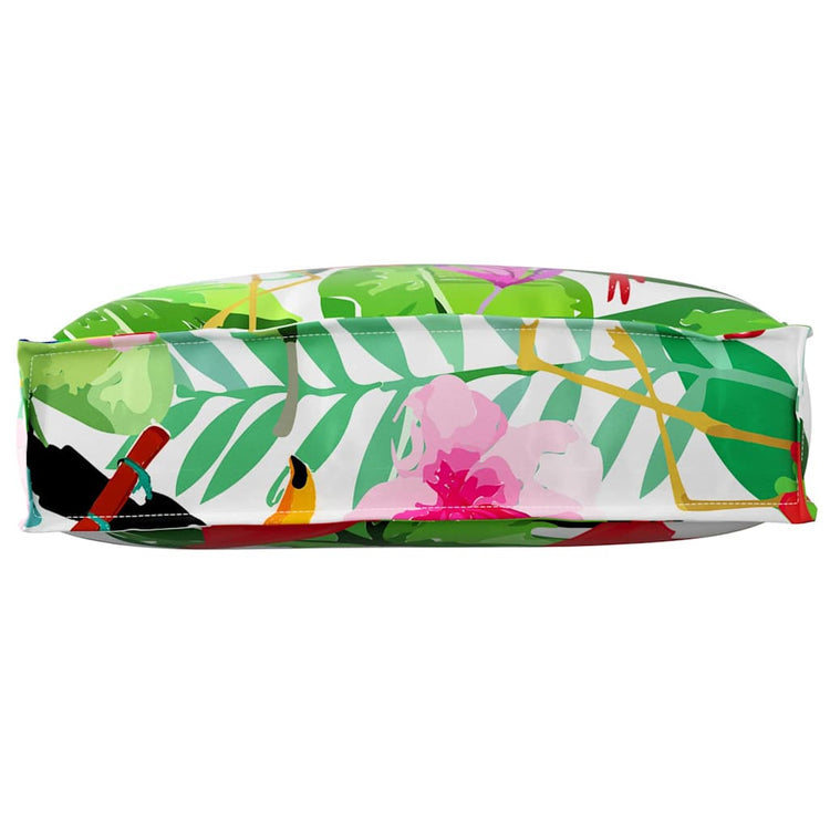 Vidaxx Kissen Blumen mehrfarbig 50 x 40 x 12 cm Oxford-Stoff