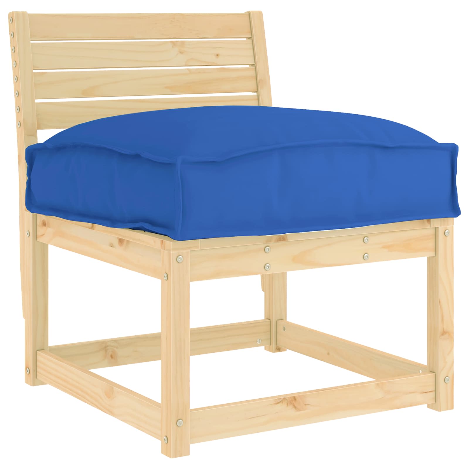 Vidaxl Kissen Königsblau 50 x 50 x 12 cm Oxford-Stoff