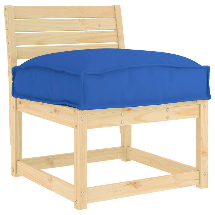 Vidaxl Kissen Königsblau 50 x 50 x 12 cm Oxford-Stoff