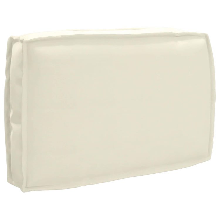 VidaXL Kissen Creme 60 x 40 x 12 cm Oxford-Stoff