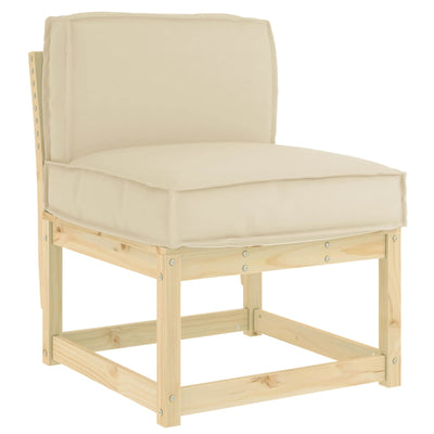 Vidaxx Kissen beige 60 x 40 x 12 cm Oxford-Stoff