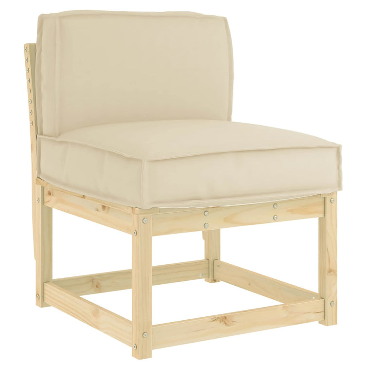 Vidaxx Kissen beige 60 x 40 x 12 cm Oxford-Stoff