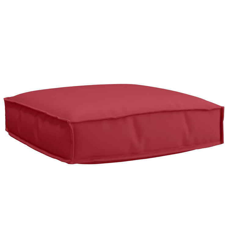 Vidaxxl Kissen weinrot 60 x 60 x 12 cm Oxford-Stoff