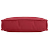 Vidaxxl Kissen weinrot 60 x 60 x 12 cm Oxford-Stoff