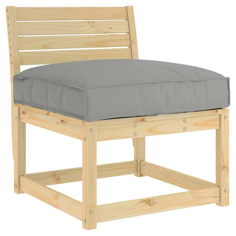 Vidaxx Kissen grau 70 x 70 x 12 cm Oxford-Stoff