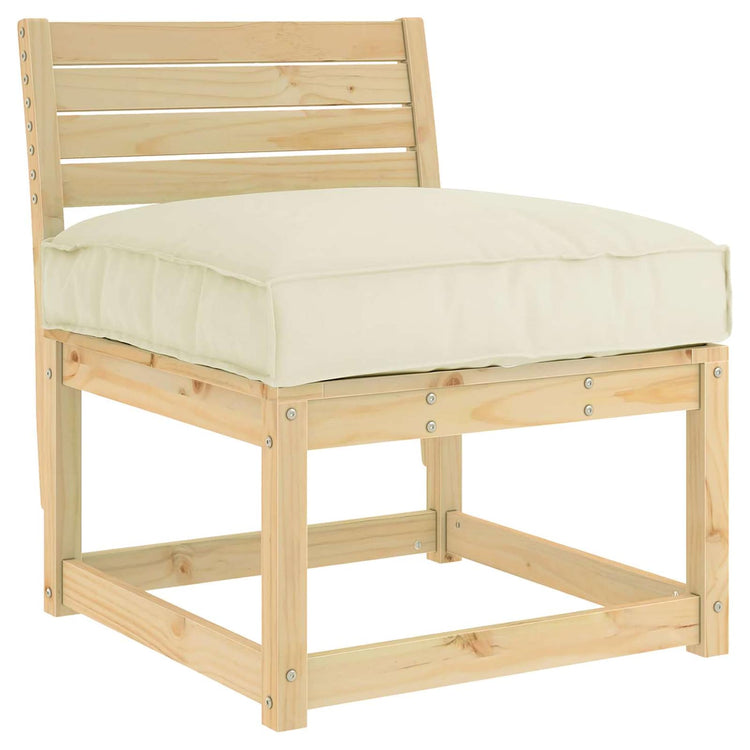 Vidaxl Kissen Creme 70 x 70 x 12 cm Oxford-Stoff