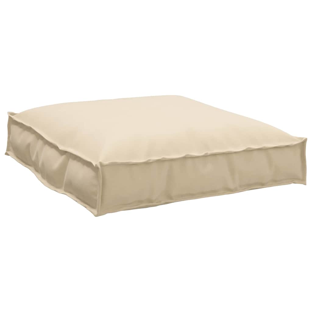 Vidaxl Kissen beige 70 x 70 x 12 cm Oxford-Stoff