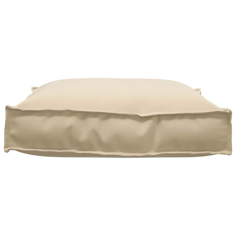 Vidaxl Kissen beige 70 x 70 x 12 cm Oxford-Stoff
