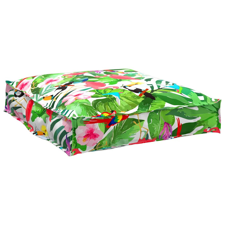 Vidaxx Kissen Blumen mehrfarbig 70 x 70 x 12 cm Oxford-Stoff