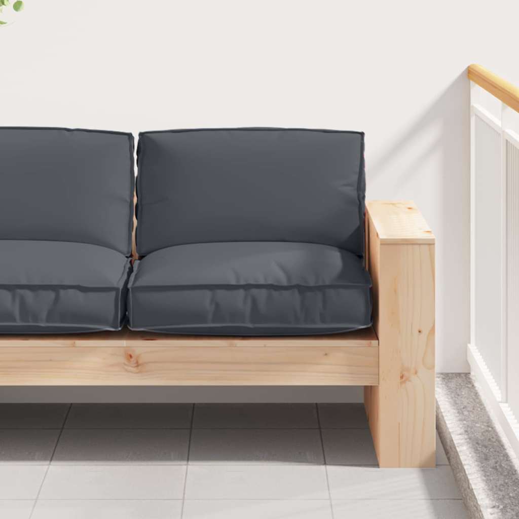 Vidaxl Kissen Anthrazit 80 x 80 x 12 cm Oxford-Stoff