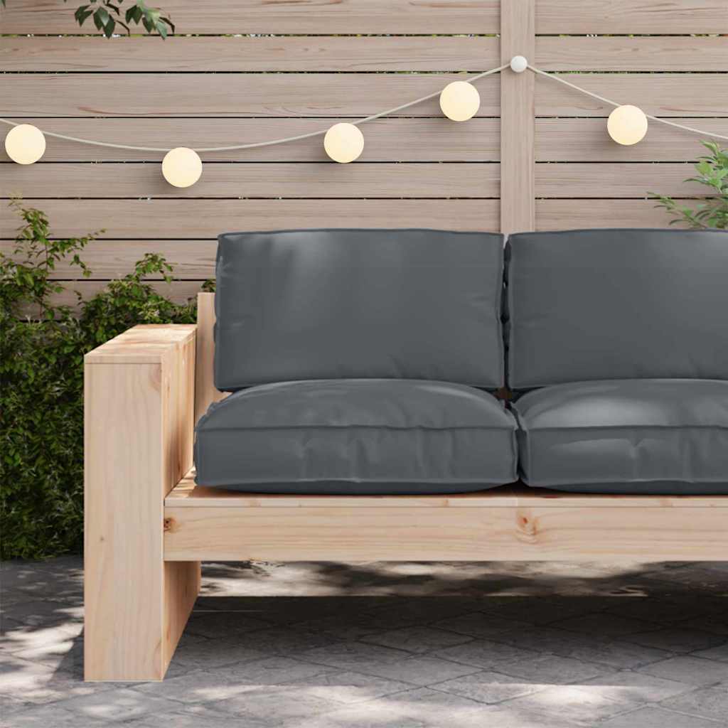 Vidaxl Kissen Anthrazit 80 x 80 x 12 cm Oxford-Stoff