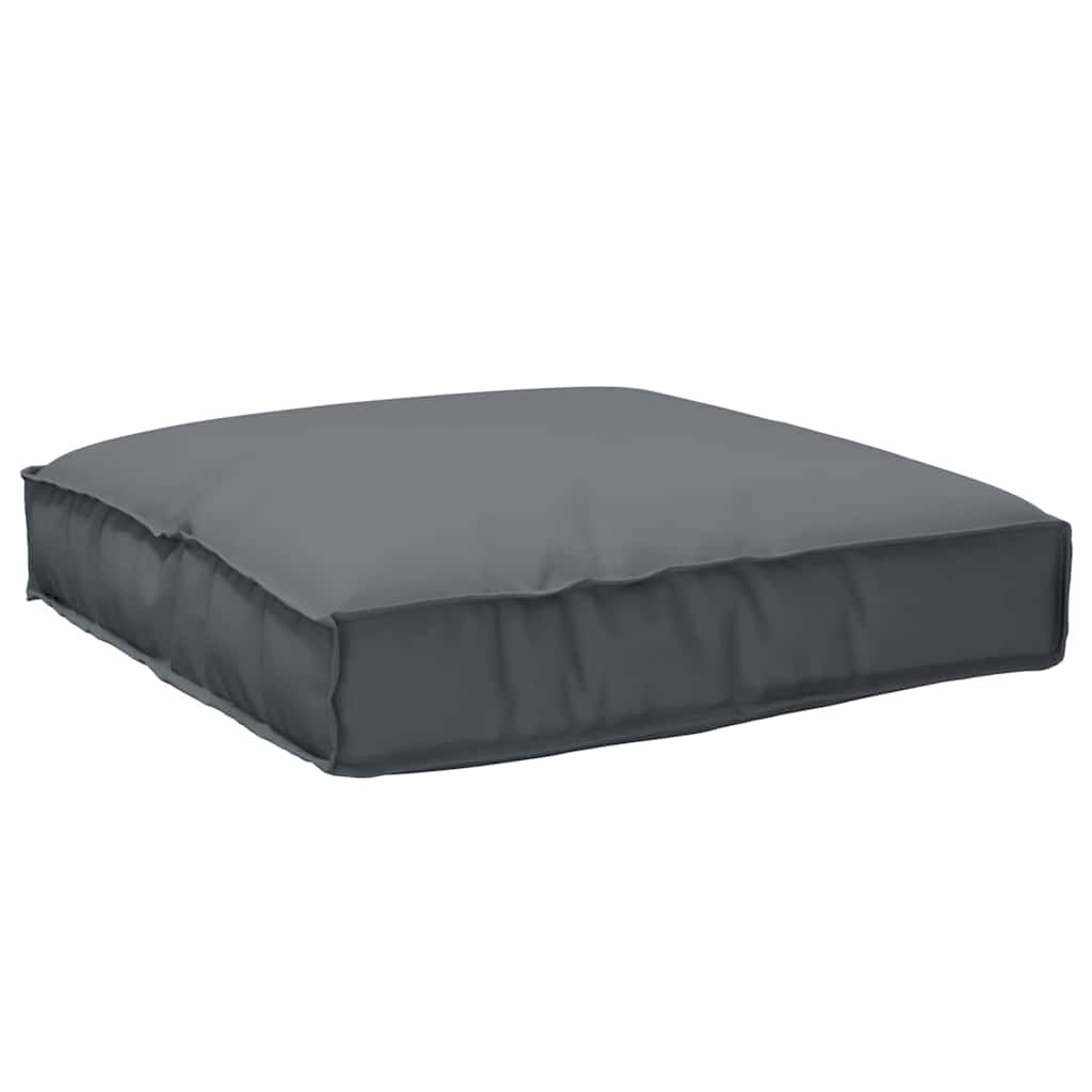 Vidaxl Kissen Anthrazit 80 x 80 x 12 cm Oxford-Stoff