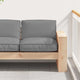 Vidaxx Kissen grau 80 x 80 x 12 cm Oxford-Stoff