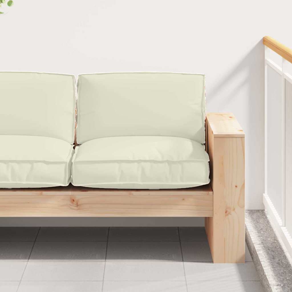 Vidaxl Kissen Creme 80 x 80 x 12 cm Oxford-Stoff