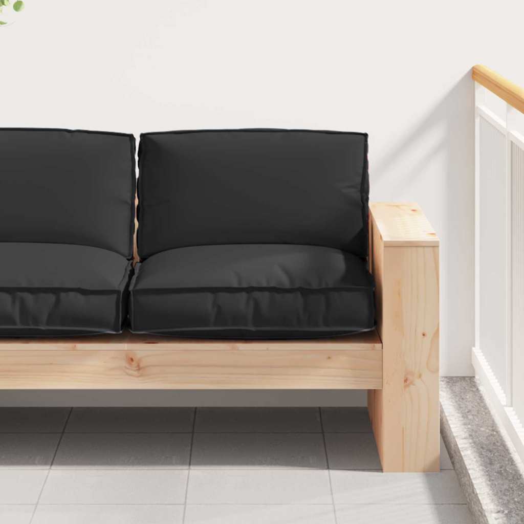 Vidaxx Kissen schwarz 80 x 80 x 12 cm Oxford-Stoff