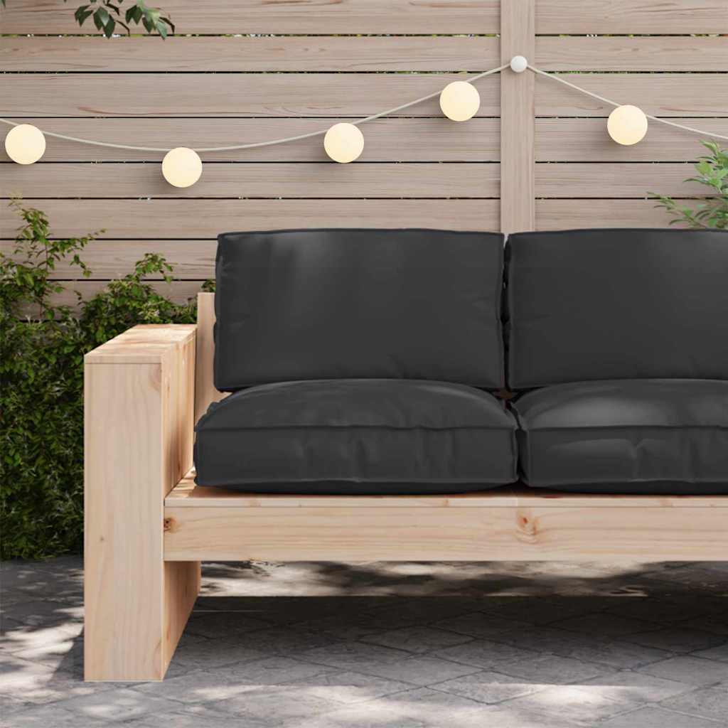 Vidaxx Kissen schwarz 80 x 80 x 12 cm Oxford-Stoff