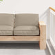 Vidaxx Kissen Taupe 80 x 80 x 12 cm Oxford-Stoff