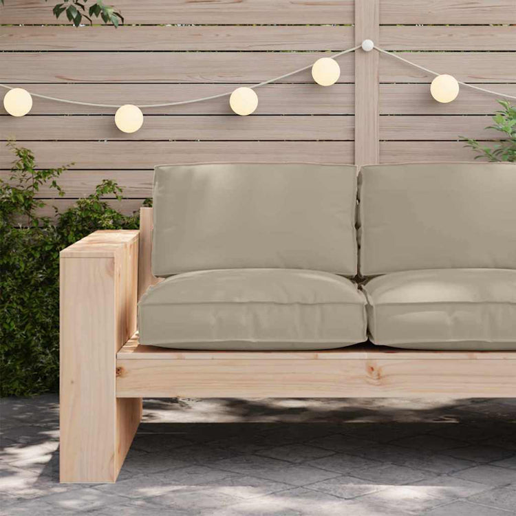 Vidaxx Kissen Taupe 80 x 80 x 12 cm Oxford-Stoff