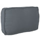 Vidaxl Kissen Anthrazit 70 x 40 x 12 cm Oxford-Stoff
