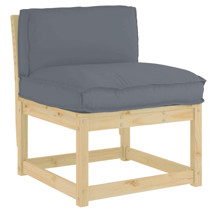 Vidaxl Kissen Anthrazit 70 x 40 x 12 cm Oxford-Stoff