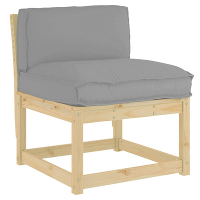Vidaxx Kissen grau 70 x 40 x 12 cm Oxford-Stoff