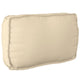 Vidaxl Kissen beige 70 x 40 x 12 cm Oxford-Stoff