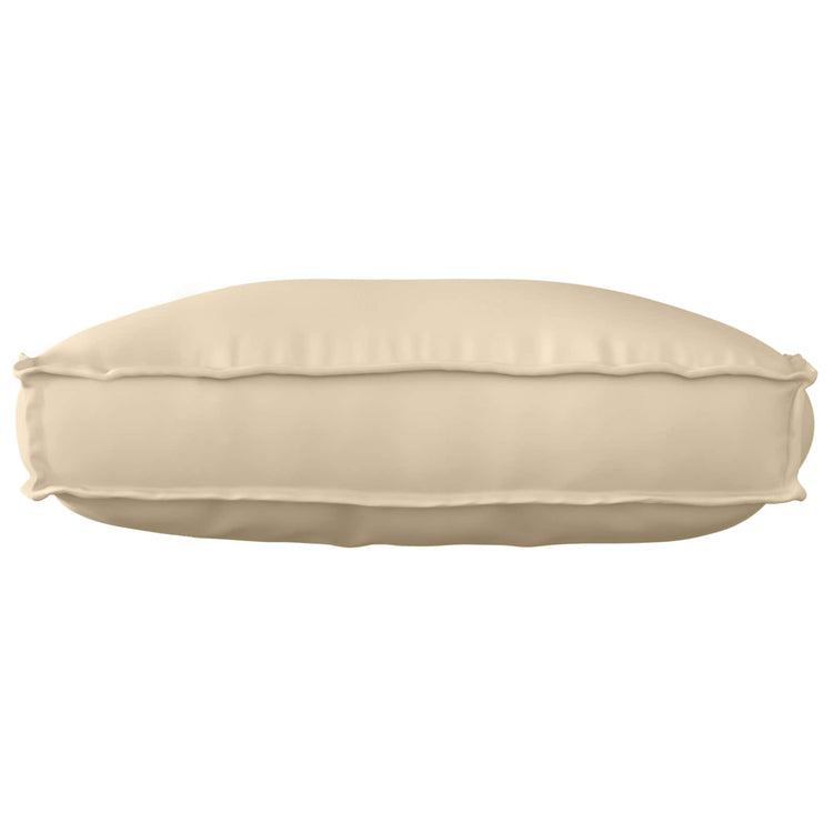 Vidaxl Kissen beige 70 x 40 x 12 cm Oxford-Stoff