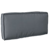 Vidaxl Kissen Anthrazit 80 x 40 x 12 cm Oxford-Stoff