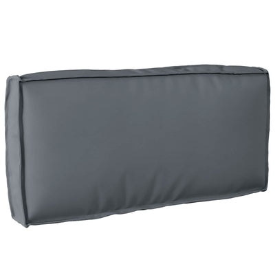 Vidaxl Kissen Anthrazit 80 x 40 x 12 cm Oxford-Stoff