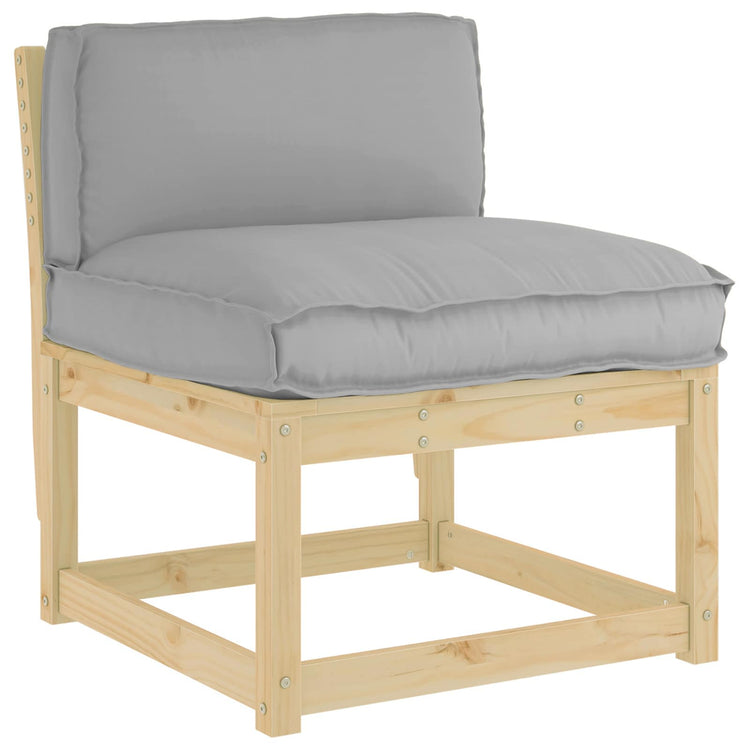 Vidaxx Kissen grau 80 x 40 x 12 cm Oxford-Stoff