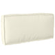 Vidaxl Kissen Creme 80 x 40 x 12 cm Oxford-Stoff