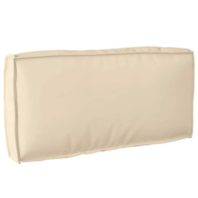 Vidaxl Kissen beige 80 x 40 x 12 cm Oxford-Stoff