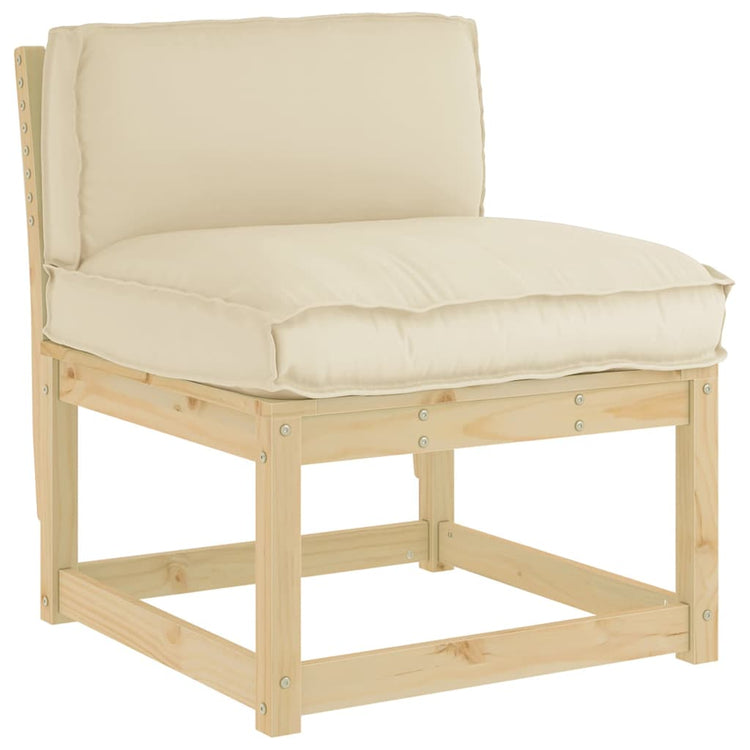 Vidaxl Kissen beige 80 x 40 x 12 cm Oxford-Stoff