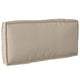 Vidaxx Kissen Taupe 80 x 40 x 12 cm Oxford-Stoff