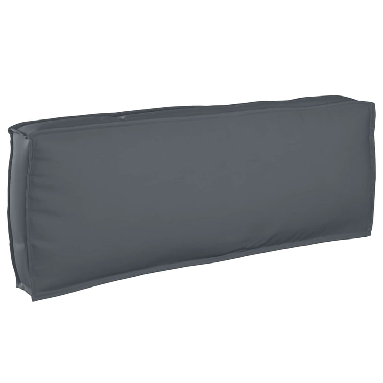 Vidaxl Kissen Anthrazit 120 x 40 x 12 cm Oxford-Stoff