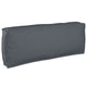 Vidaxl Kissen Anthrazit 120 x 40 x 12 cm Oxford-Stoff