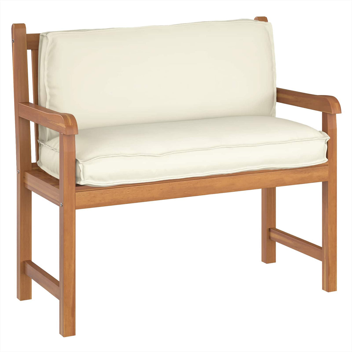 VidaXL Kissen Creme 120 x 40 x 12 cm Oxford-Stoff