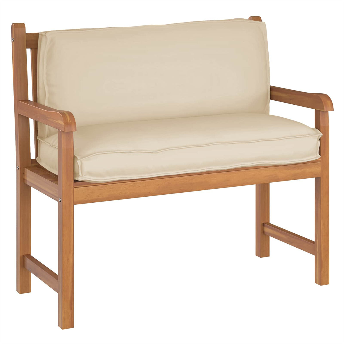 VidaXL Kissen Beige 120 x 40 x 12 cm Oxford-Stoff