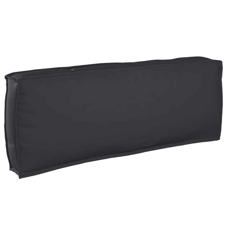 VidaXL Kissen schwarz 120 x 40 x 12 cm Oxford-Stoff