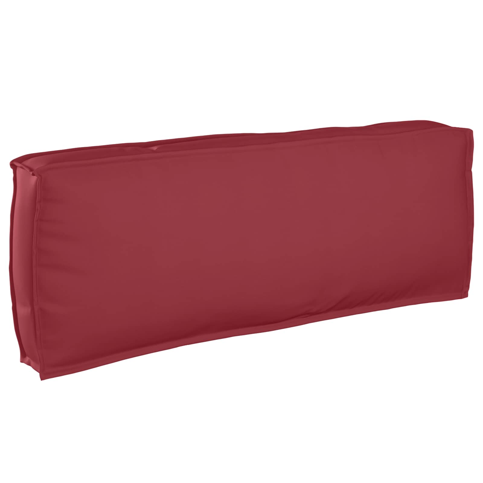 VidaXL Kissen weinrot 120 x 40 x 12 cm Oxford-Stoff
