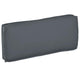 Vidaxl Kissen Anthrazit 120 x 50 x 12 cm Oxford-Stoff
