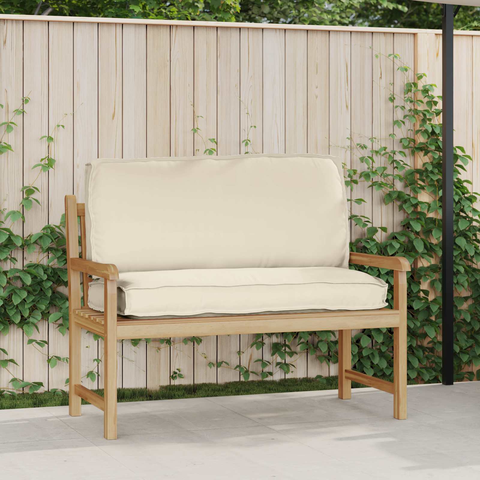 Vidaxx Kissen Creme 120 x 50 x 12 cm Oxford-Stoff