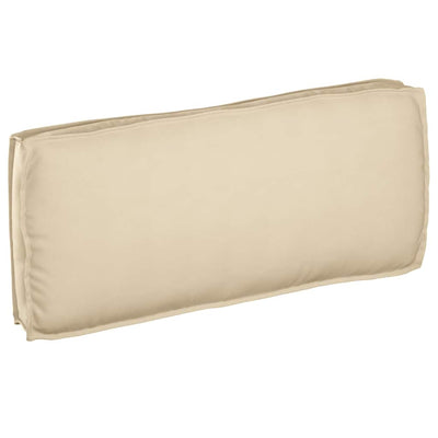 Vidaxl Kissen beige 120 x 50 x 12 cm Oxford-Stoff
