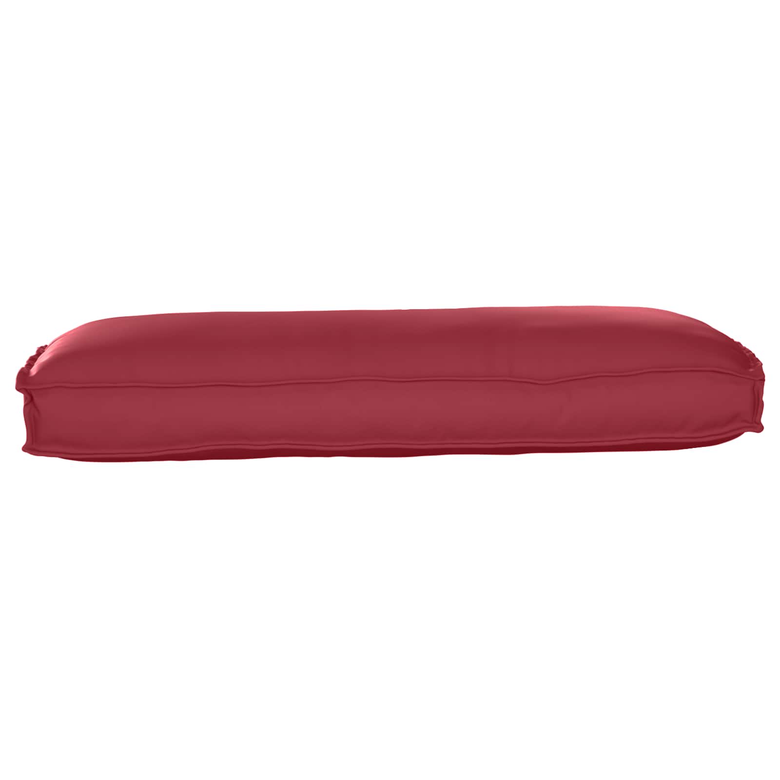 VidaXL Kissen Weinrot 120 x 50 x 12 cm Oxford-Stoff