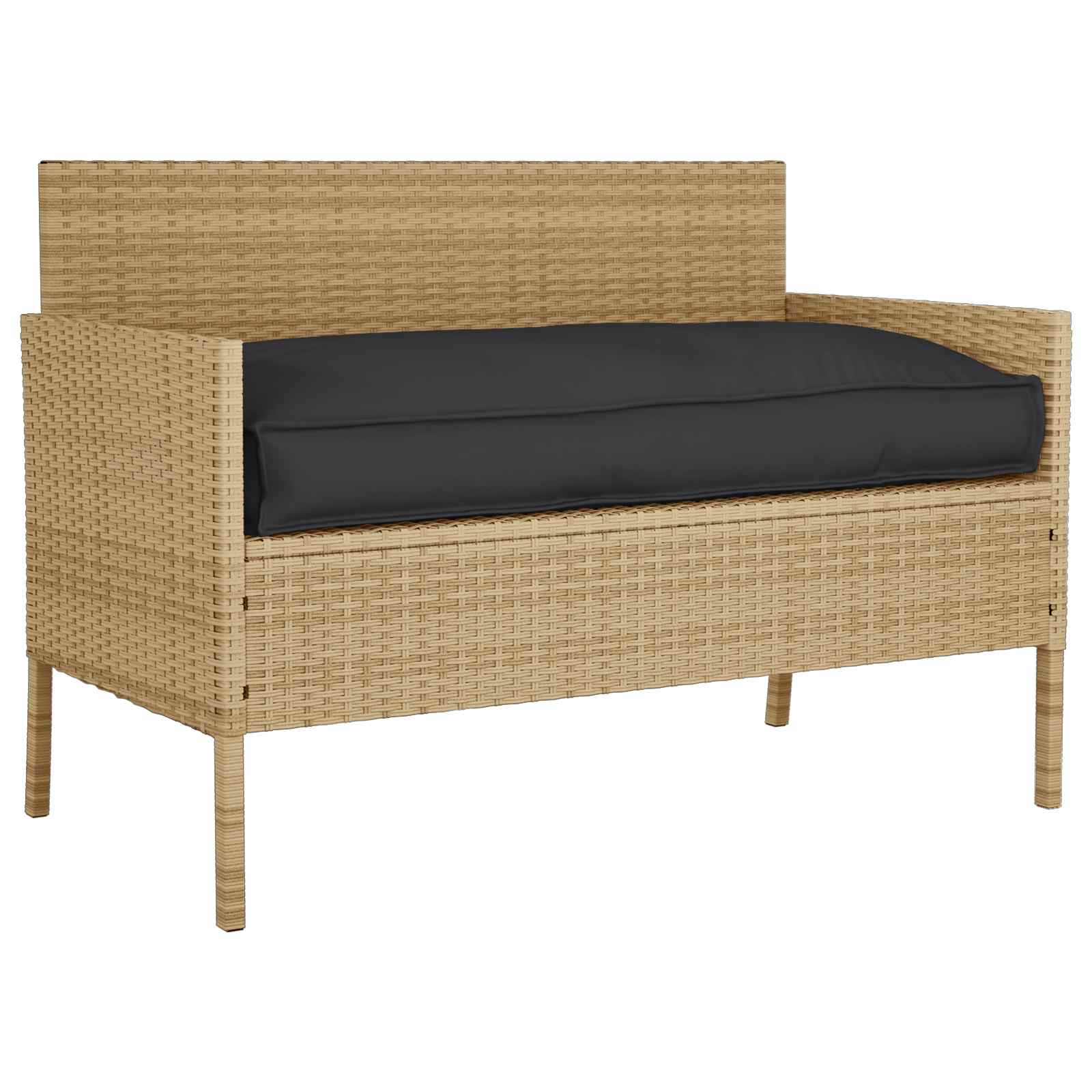 Vidaxx Kissen schwarz 120 x 60 x 12 cm Oxford-Stoff