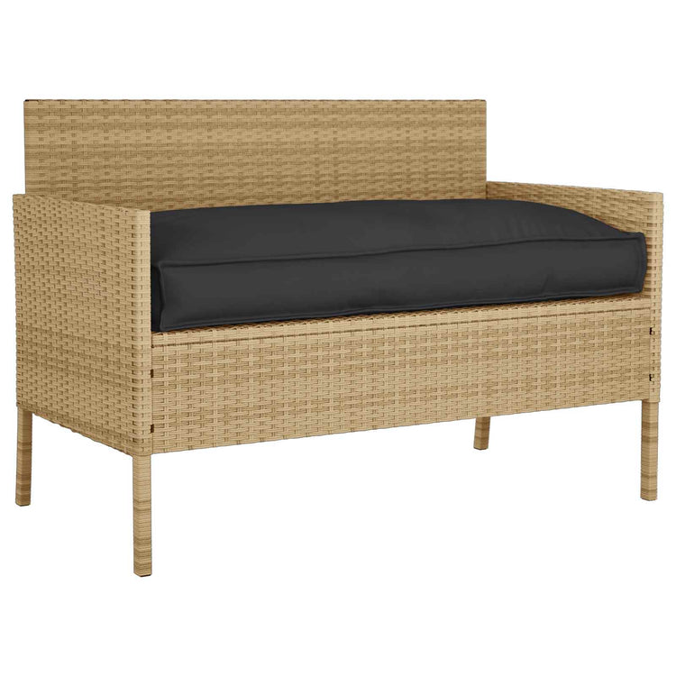 Vidaxx Kissen schwarz 120 x 60 x 12 cm Oxford-Stoff