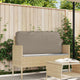VidaXL Kissen Taupe 150 x 40 x 8 cm Oxford-Stoff