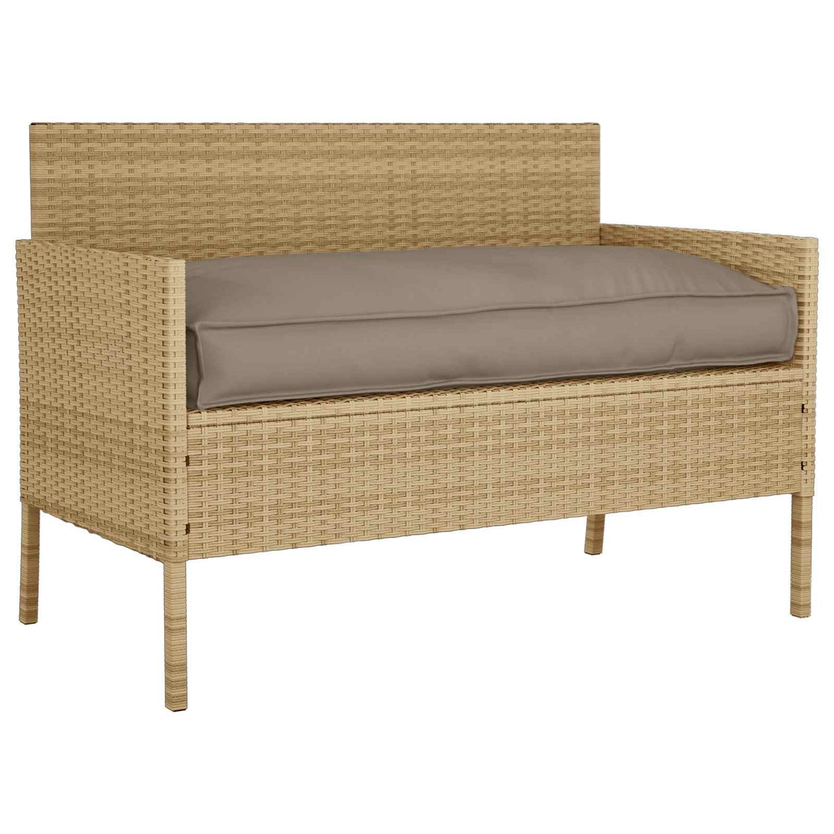 VidaXL Kissen Taupe 150 x 40 x 8 cm Oxford-Stoff